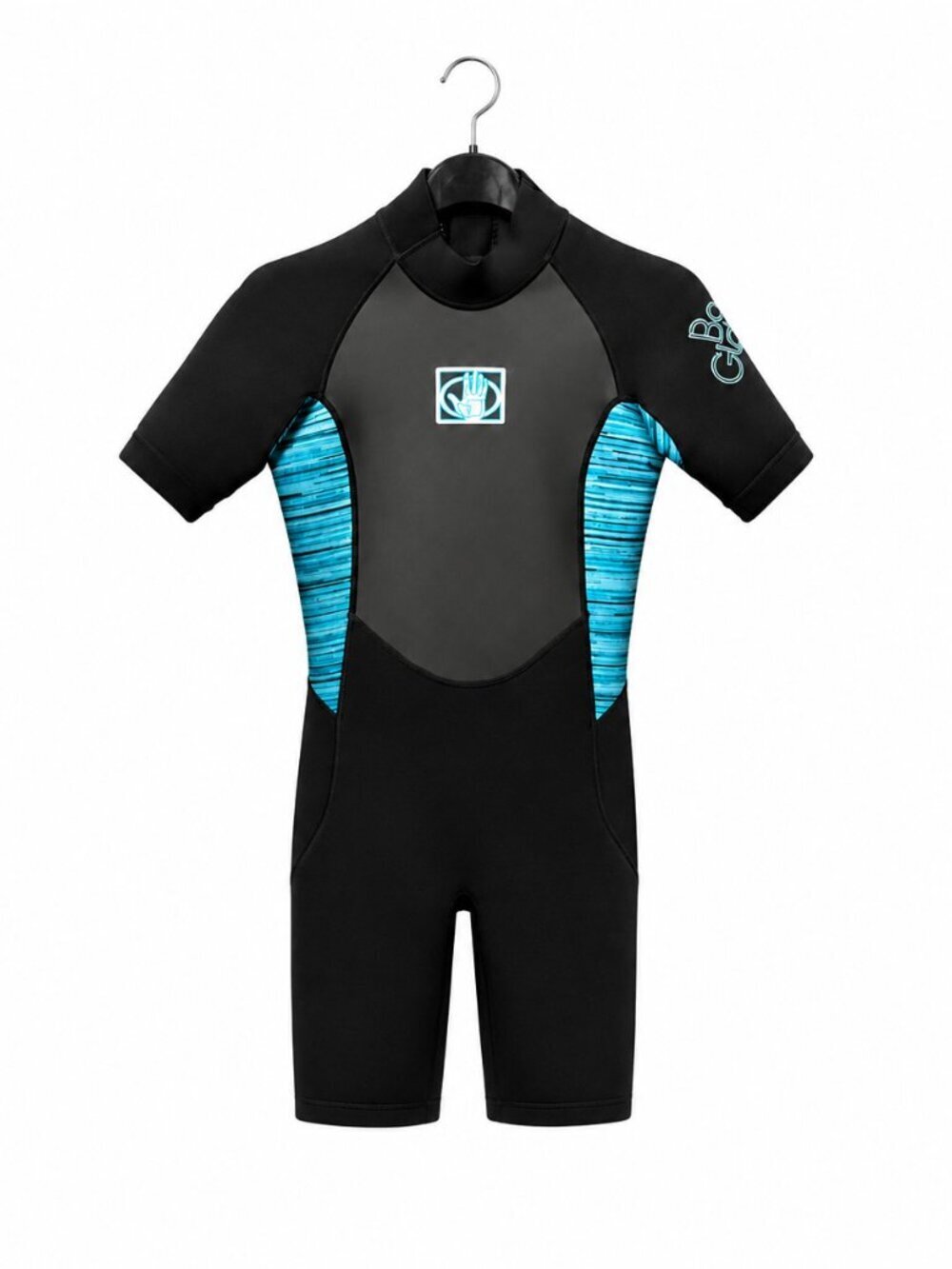 Body Glove Pro 2/1mm Neoprene Shorty Wetsuit Women’s M 7/8 Black Blue